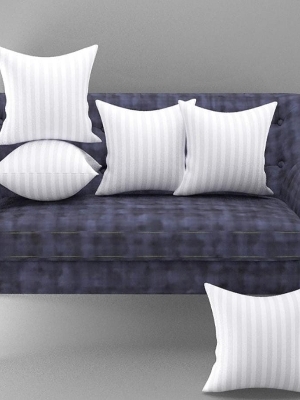 White cushion set of 5 pcs