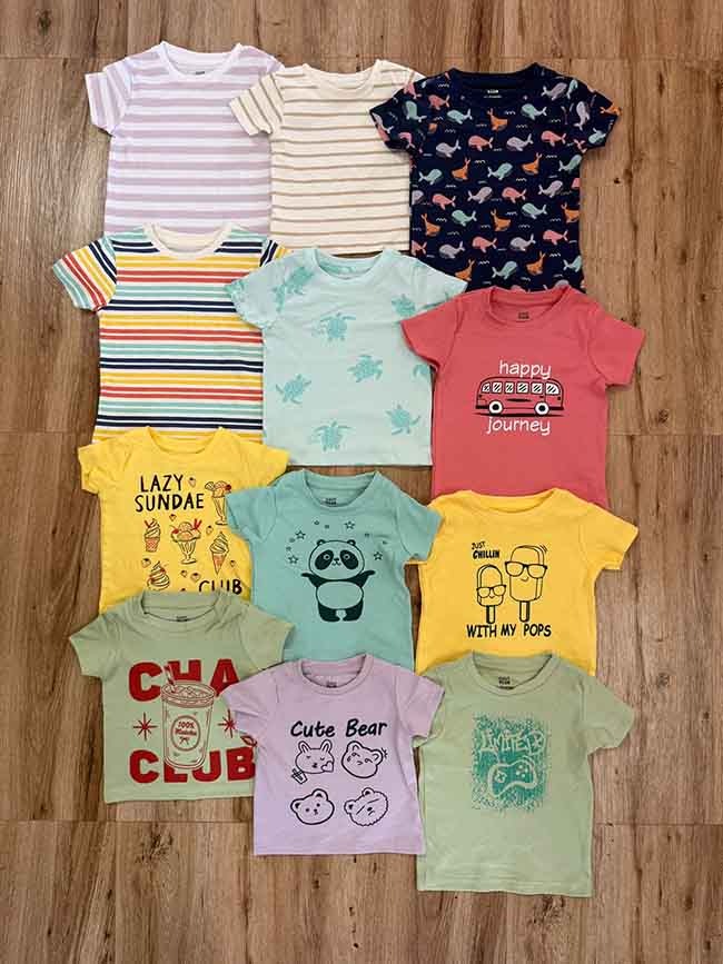 A31225 Baby Printed Tops Assorted