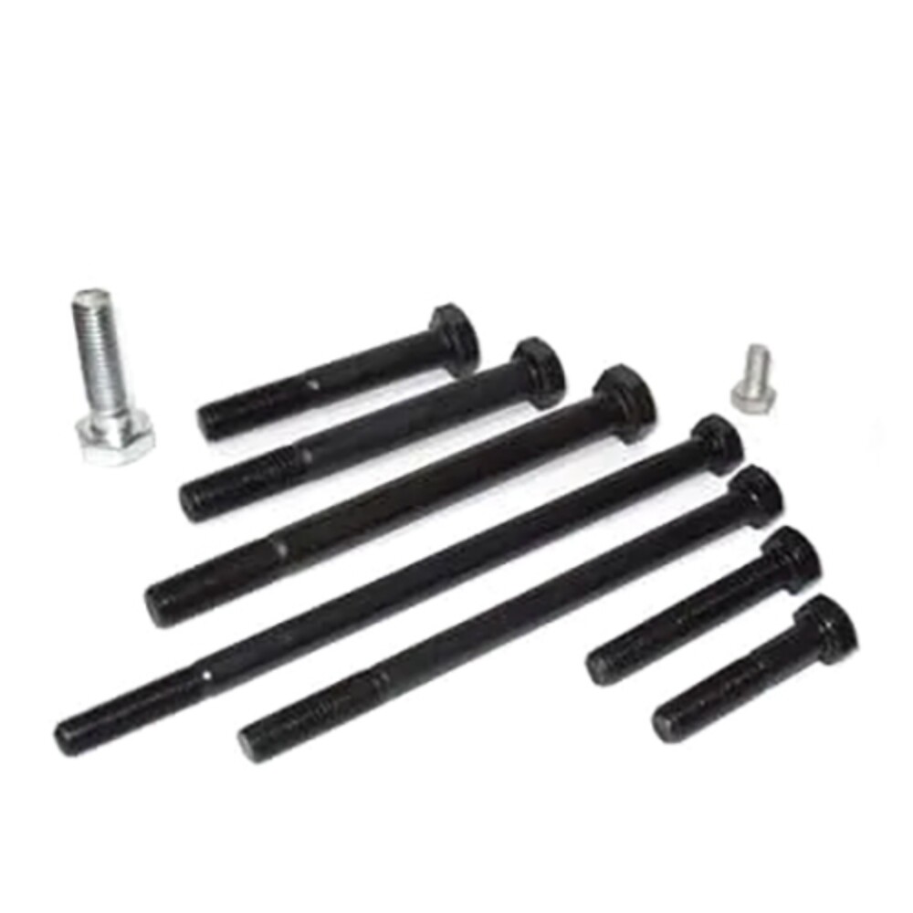 Hex Bolt - Black Powder Coated, Hexagon Head For Industrial Applications