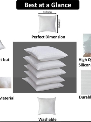 White cushion set of 5 pcs