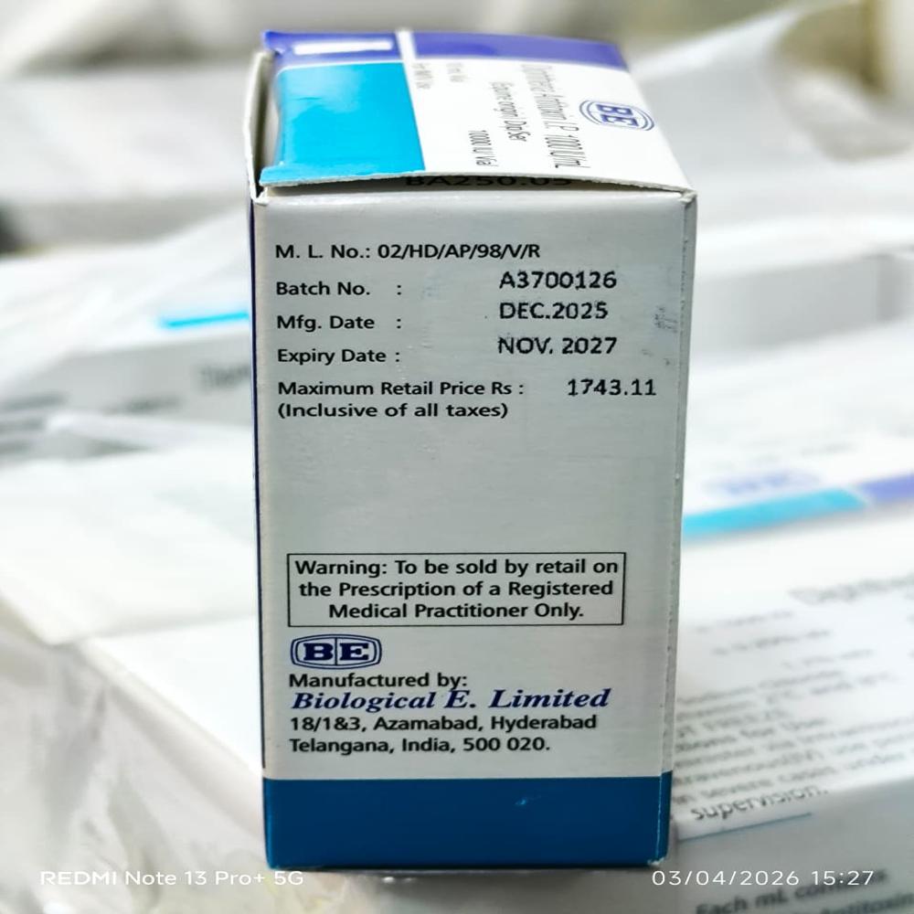 Diphtheria antioxin I.P 1000UI/ml