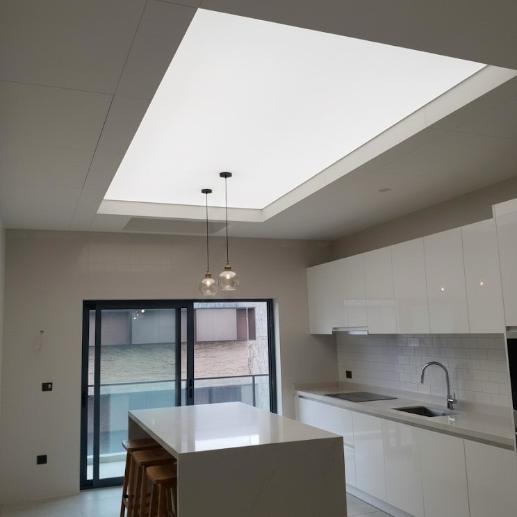 Rectangular Led Backlit Stretch Ceiling
