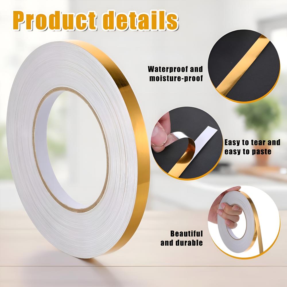 Tile Gap Sticker Golden Tape