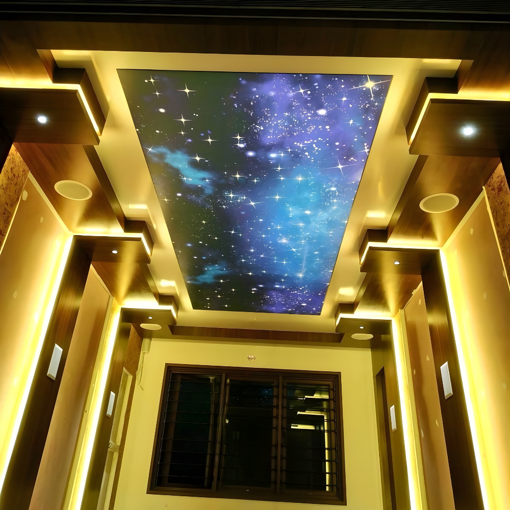 Galaxy Printed Led Backlit Stretch Ceiling