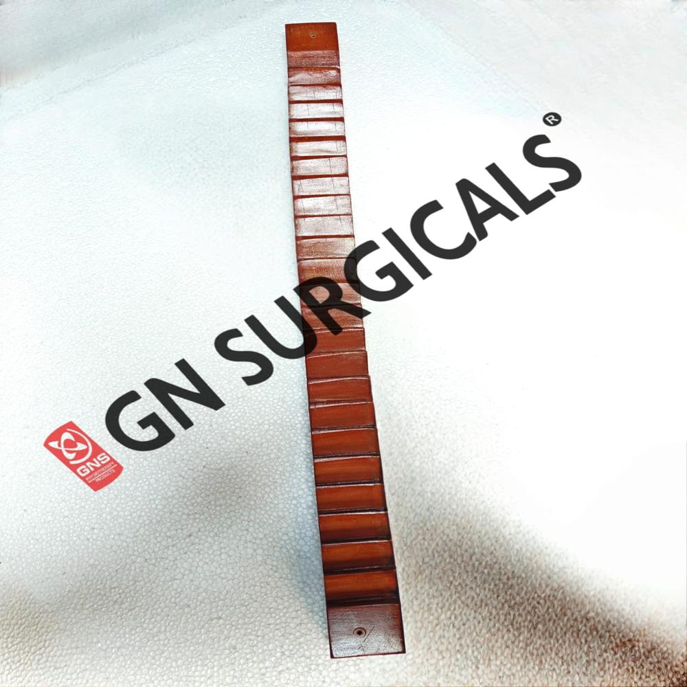 Wooden Finger Ladder - Polished Hardwood, 60x5x2 Cm, Natural Brown | Anti-slip Steps, Wall-mountable, Rehabilitation Aid