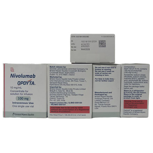 Nivolumab 100 Mg - Brand Name: Varies (E.G.