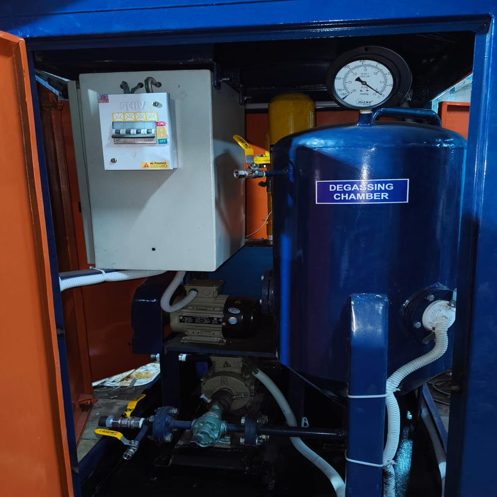 Transformer oil filter mechine
