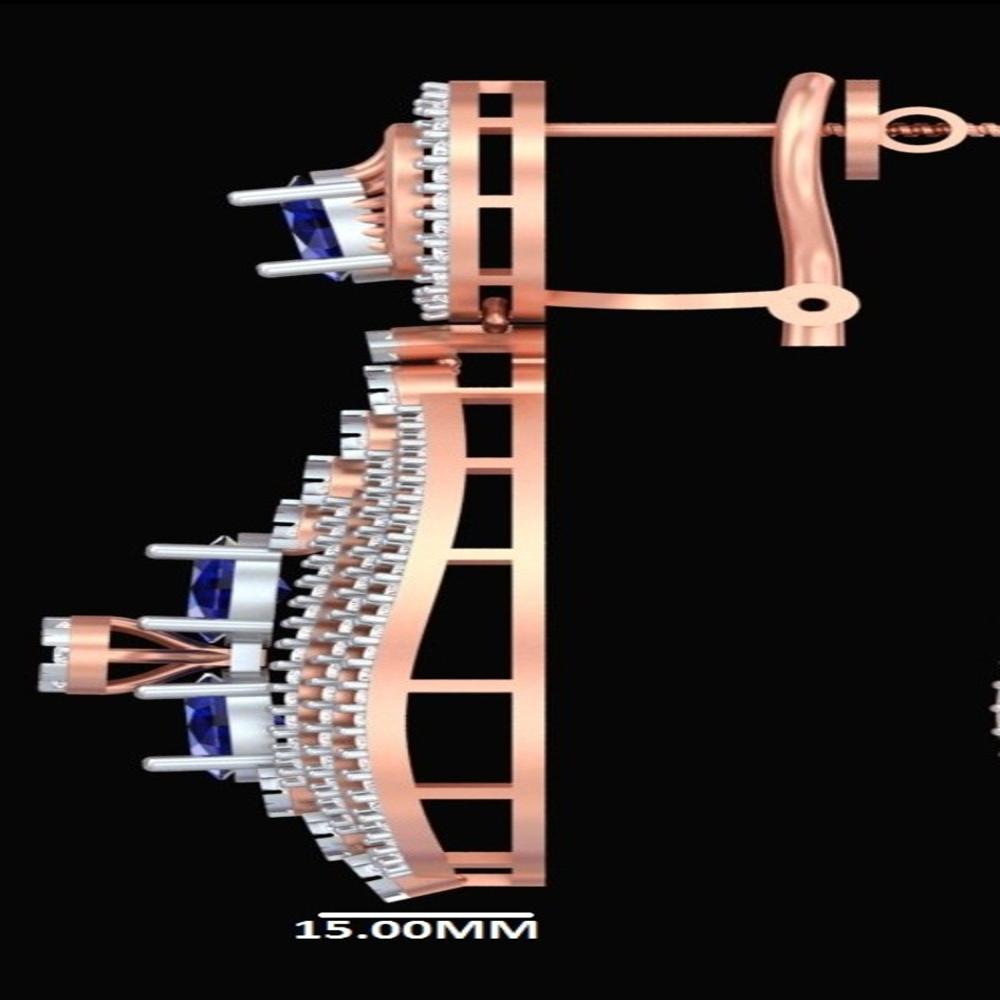 Sapphire & Diamond Statement Drops