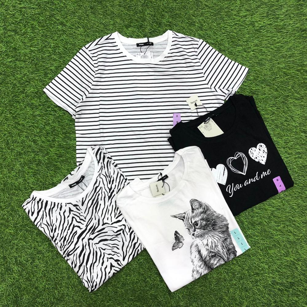 Womens Printed Casual T-Shirt Combo 