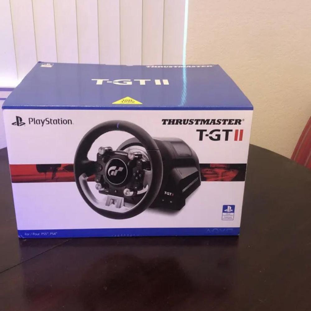 Thrustmaster T-GT II Steering Wheel And Pedals