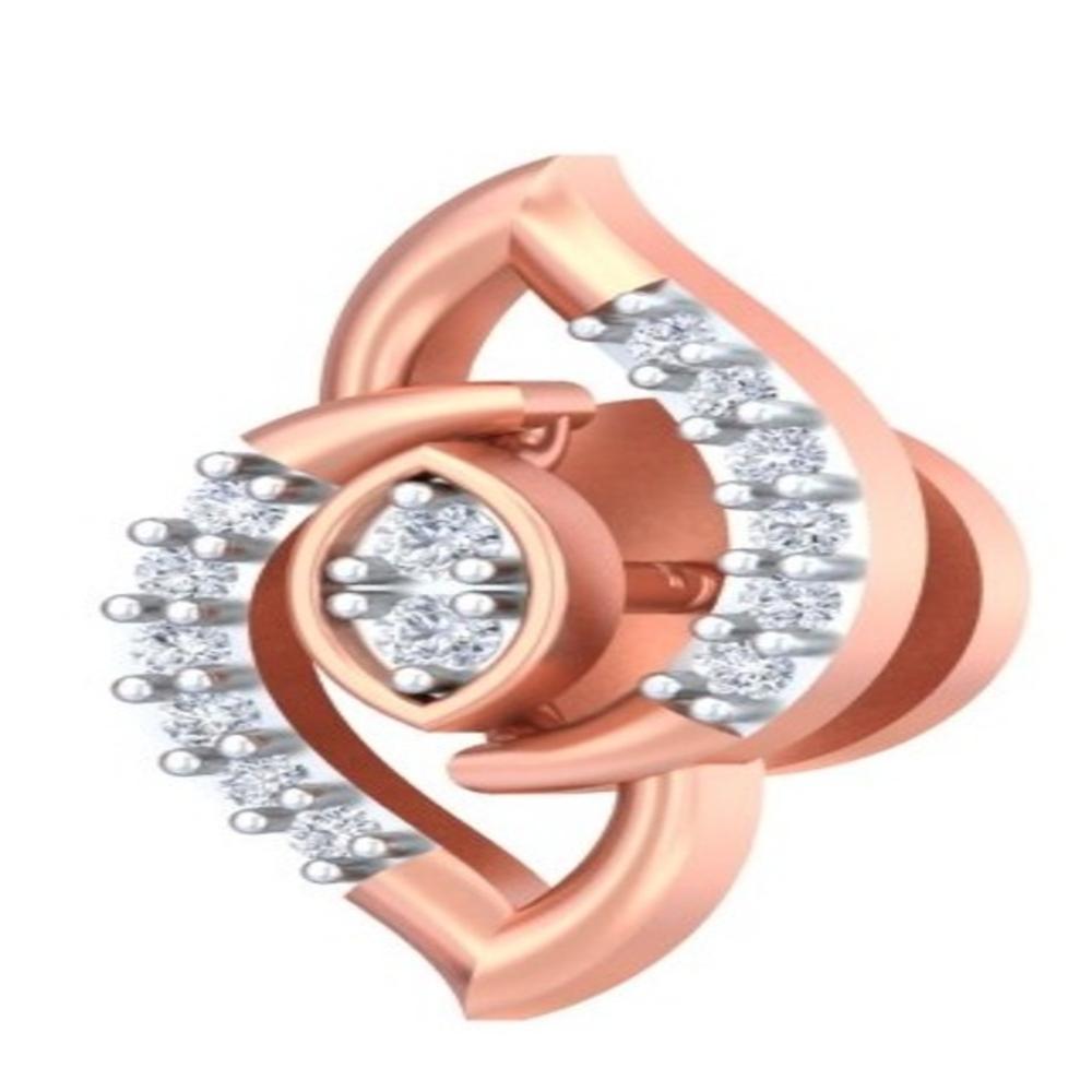 Marquise-Silhouette Diamond Studs