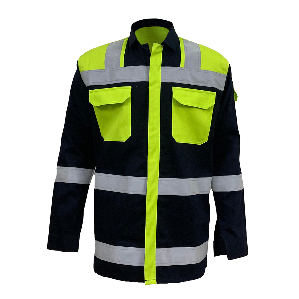 Lime Green Industrial Safety Jacket
