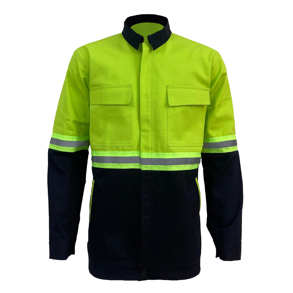 Industrial Dual Pocket Safety Jacket With Reflector