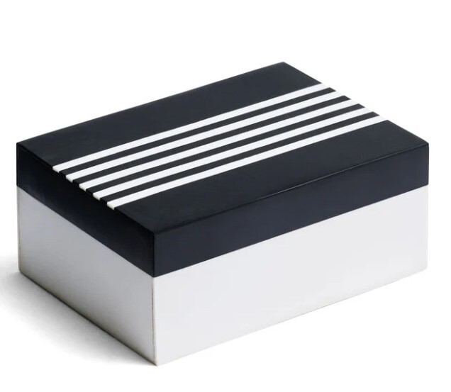 ARBX018 Line Pattern Inlay Storage Box