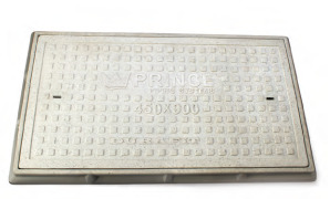 Rectangle FRP Manhole - Fiber Reinforced Plastic, 600x450 to 1200x800 mm, Black/Grey/Custom, 3-40 Ton Load, Fire Retardant, UV Resistant Gel Coat, Anti-Skid Surface