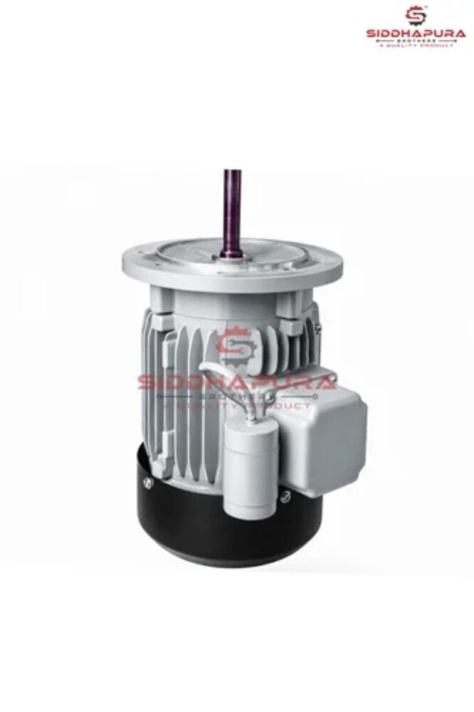 Single Phase Blower Motor - Color: Silver