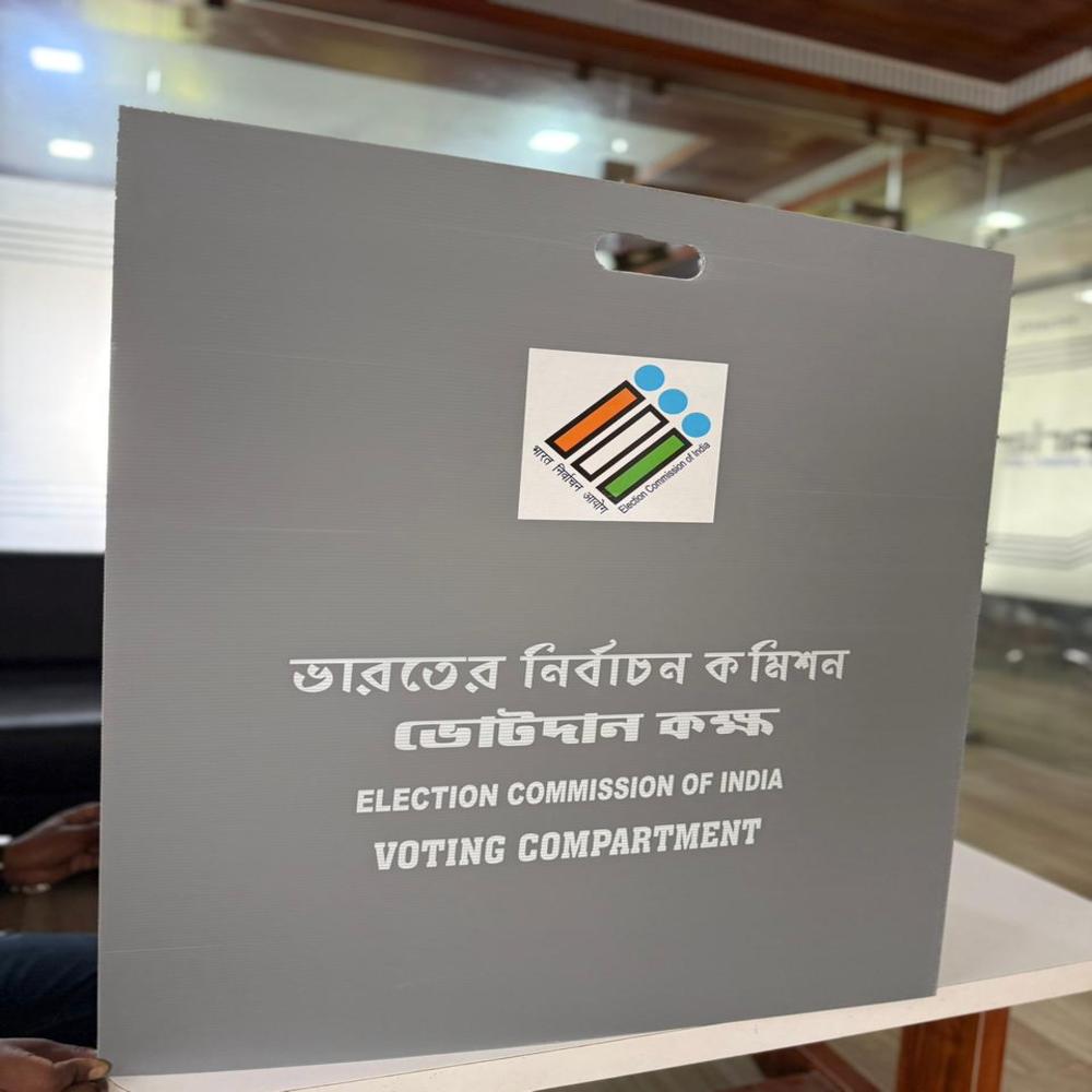Plastic Voting Compartment - Color: Grey