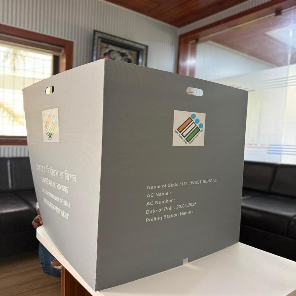 Plastic Voting Compartment - Color: Grey