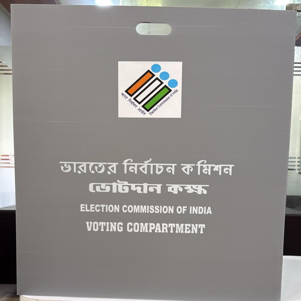 Plastic Voting Compartment - Color: Grey