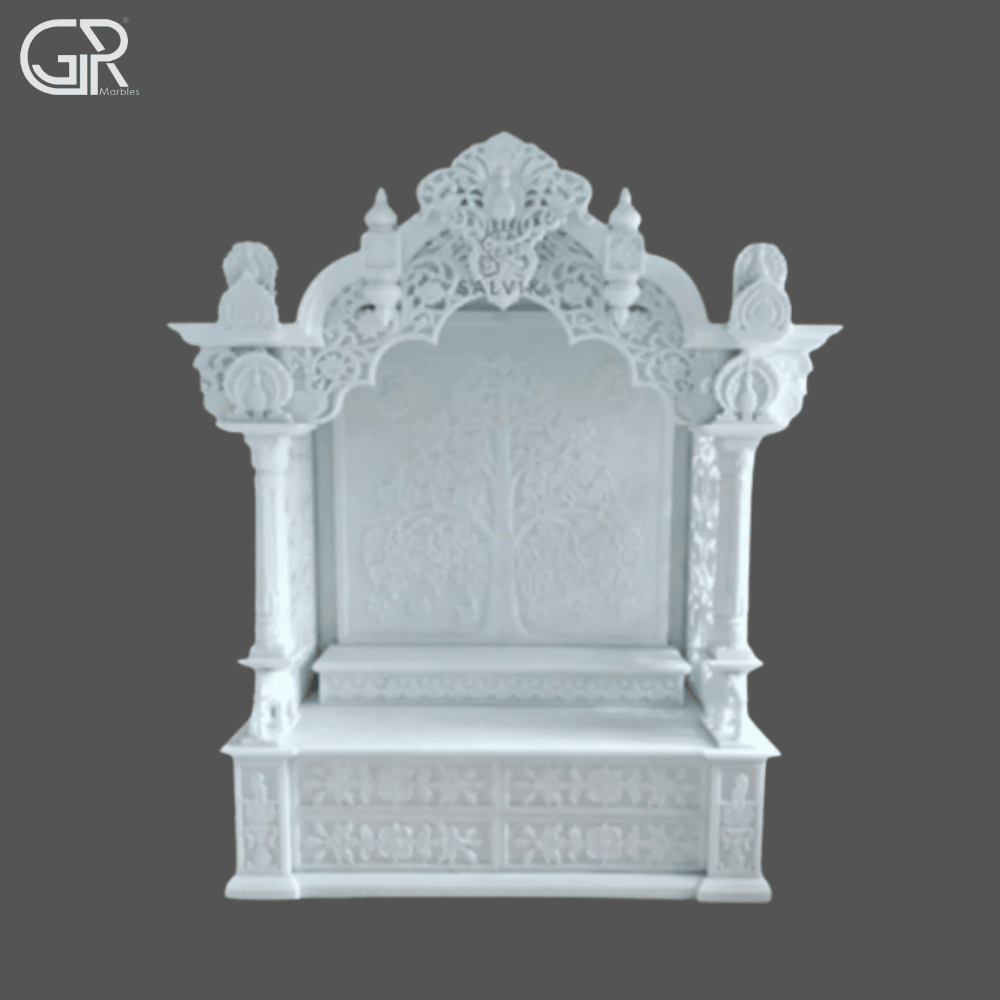Polished Makrana Marble Temple