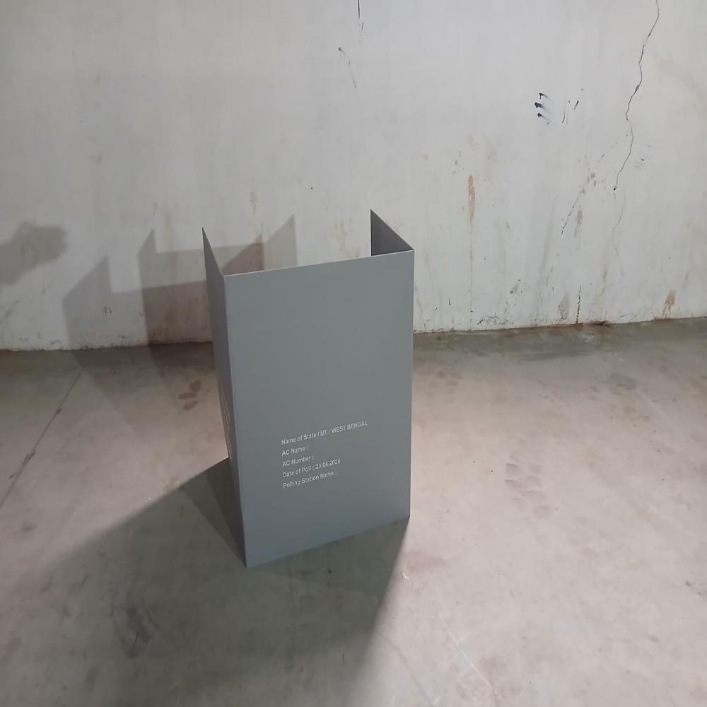 Polling Booth Voting Compartment - Color: Grey
