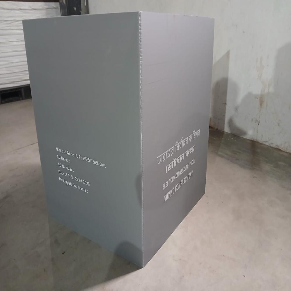 Polling Booth Voting Compartment - Color: Grey