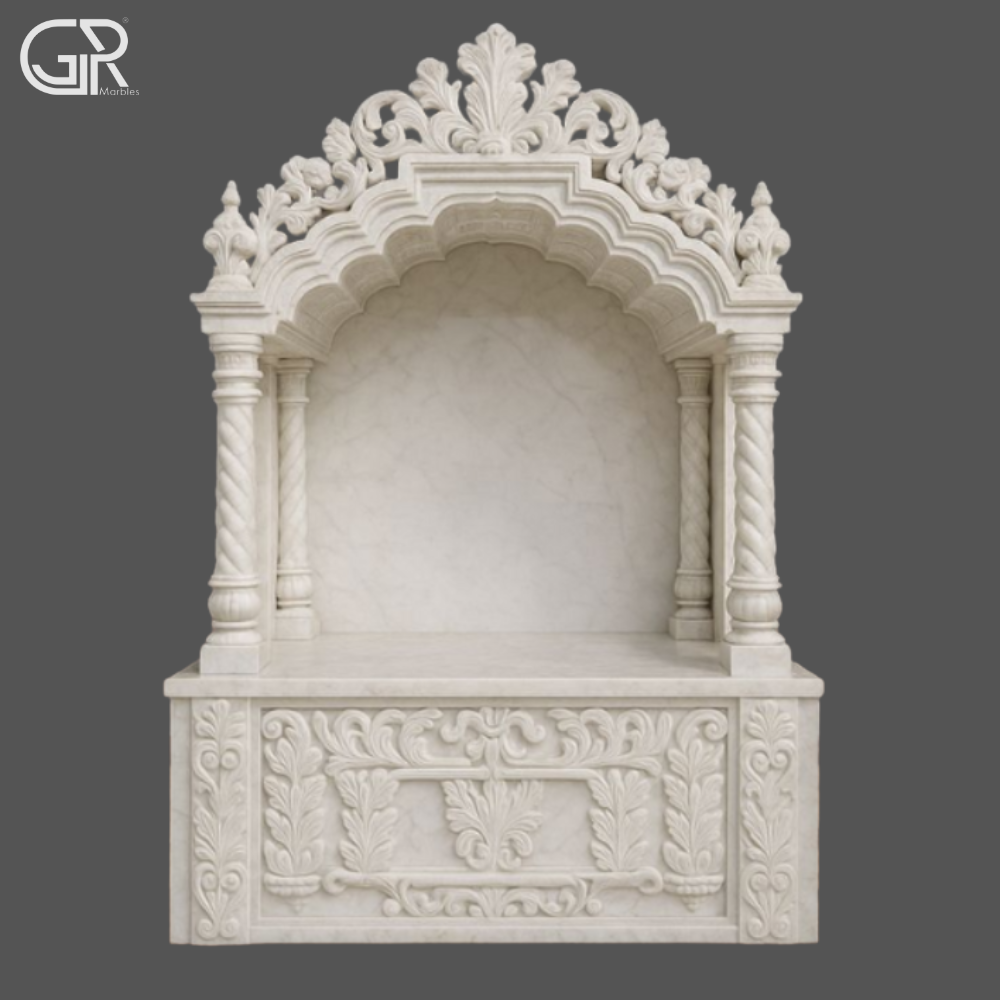 Amazing Carved White Marble Temple