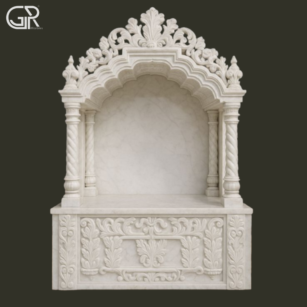 Amazing Carved White Marble Temple