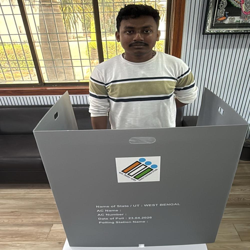 फोल्डेबल वोटिंग बूथ