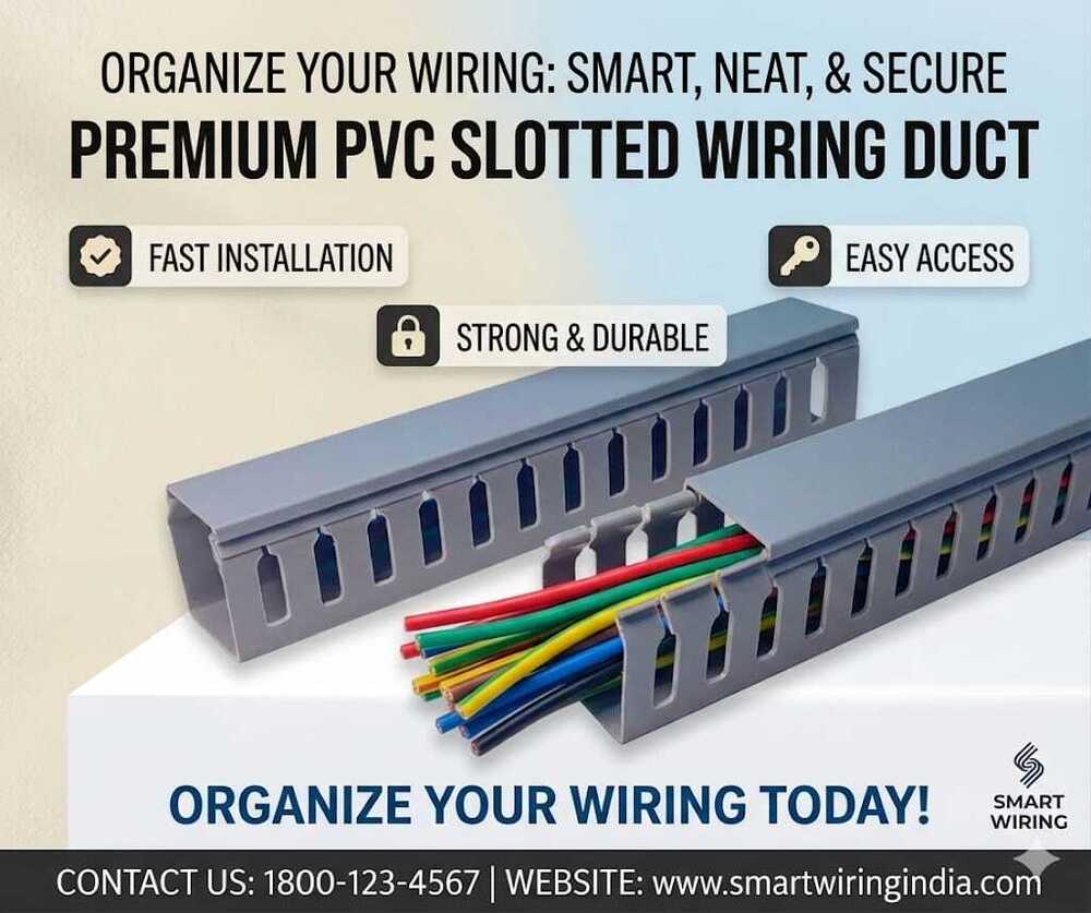 PVC Cable Trunking System
