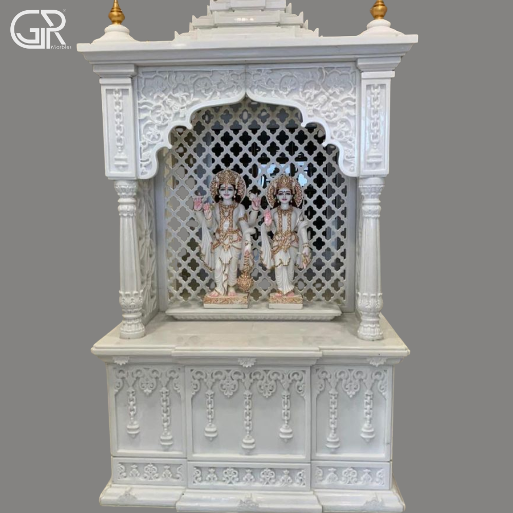 Beautiful Jali Marble Temple