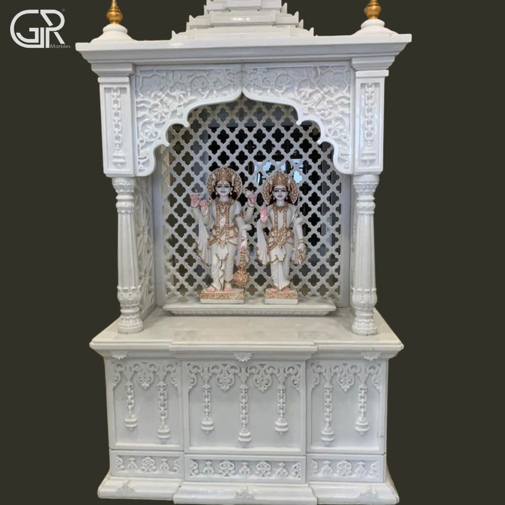 Beautiful Jali Marble Temple