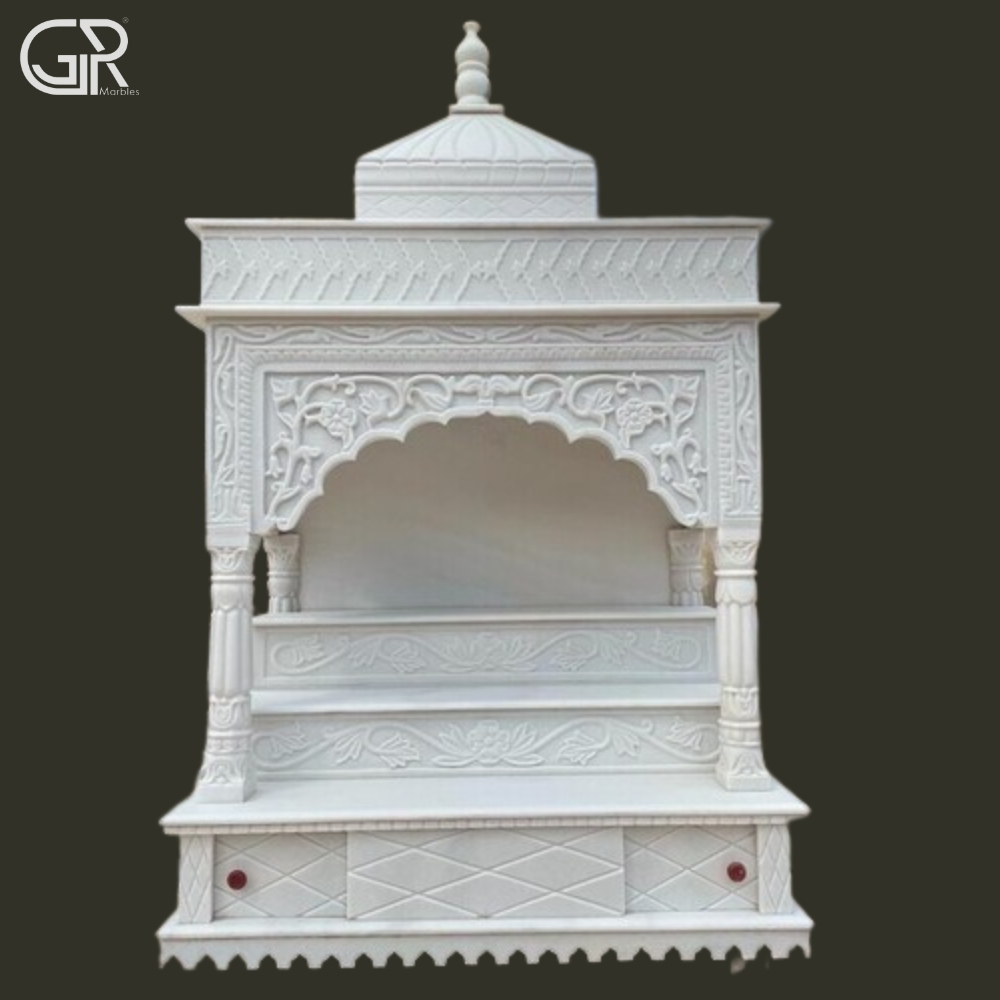 indoor polished marble temple