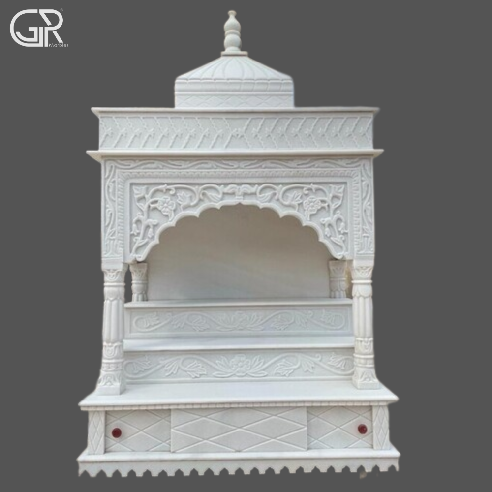 indoor polished marble temple