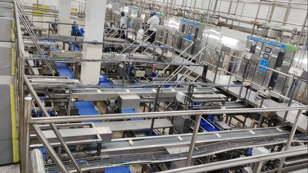 Milk pouch packing machine