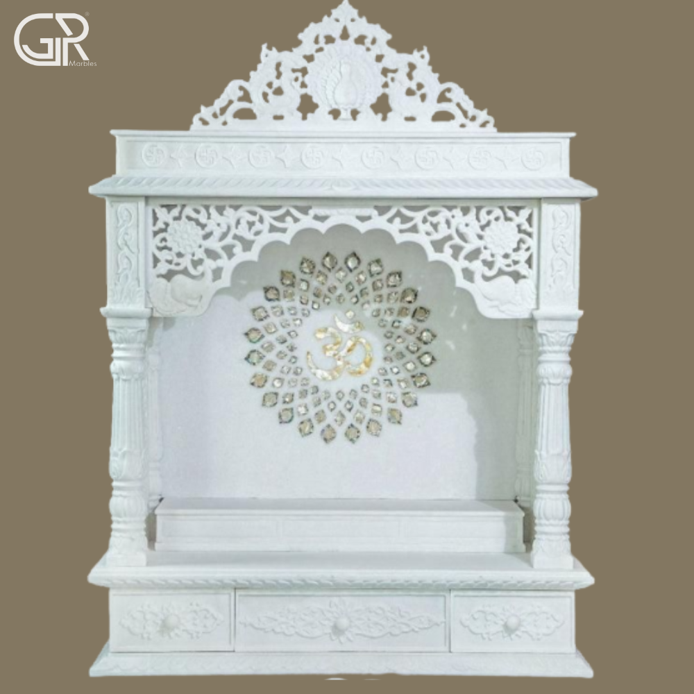 Lovely carved Marble worship temple