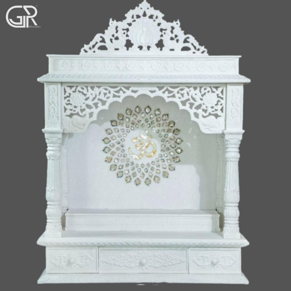 Lovely carved Marble worship temple