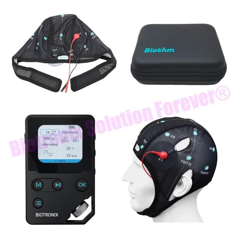 Compact Neuro Rehab Therapy Device tDCS tPCS tACS tVNS