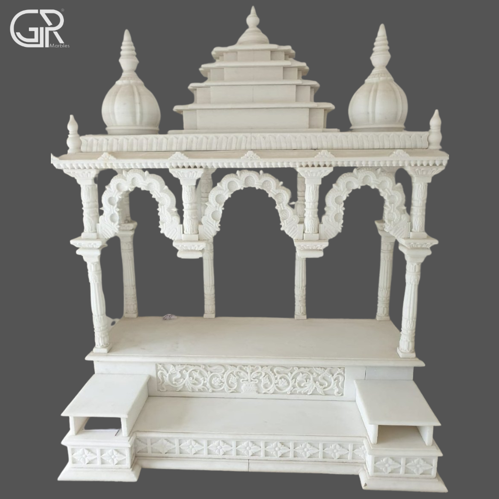 Polished Marble Indoor Temple