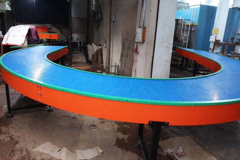 180 Degree Modular Belt Conveyor System