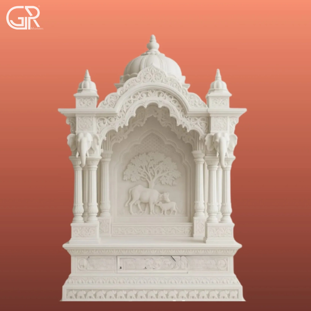 Home Pooja Marble Temple