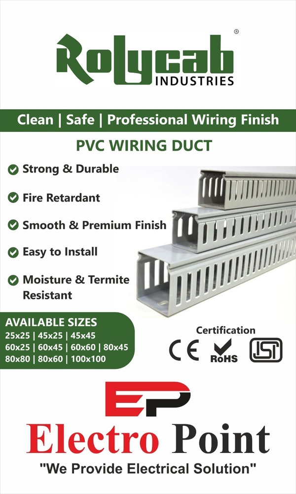 Pvc Channel Cable Ducts