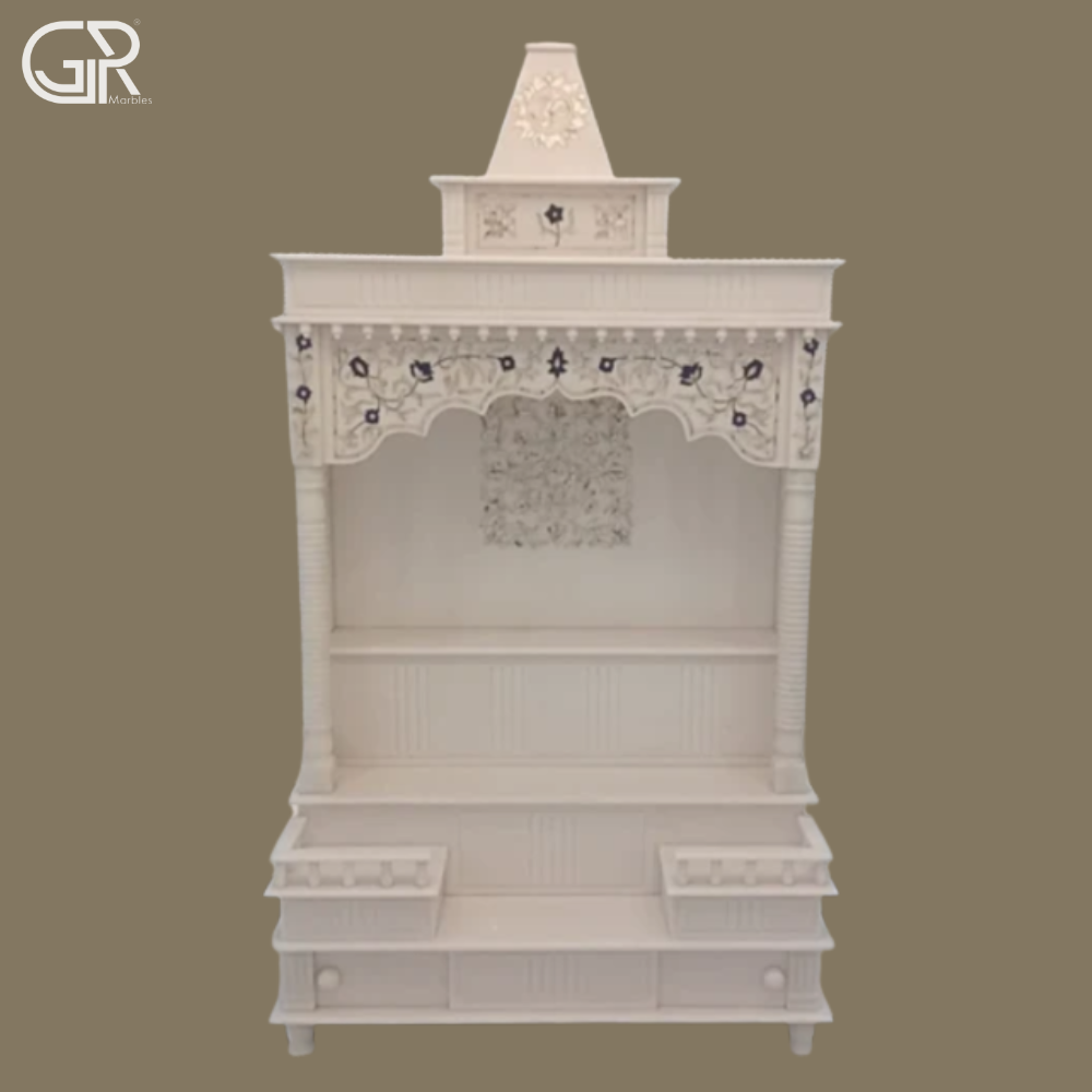 White Marble Pooja Temple - Feature: Durable