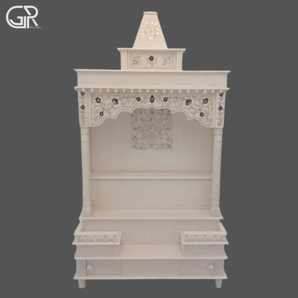 White Marble Pooja Temple - Feature: Durable
