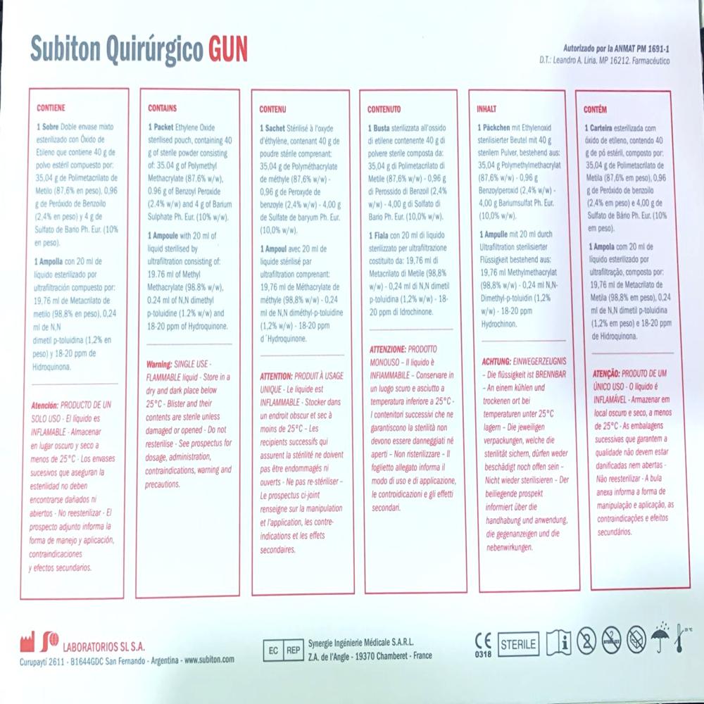 SUBITON GUN 40MG 