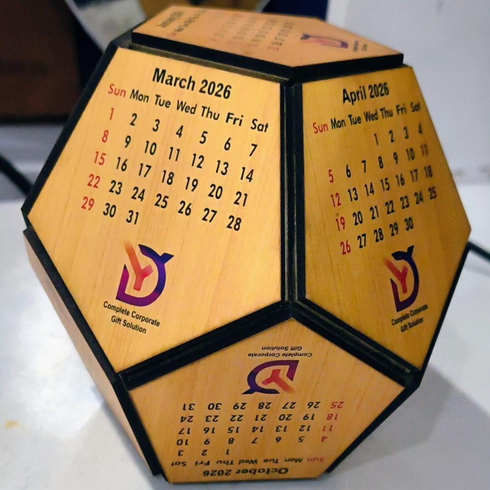 Calander Print - Color: Natural