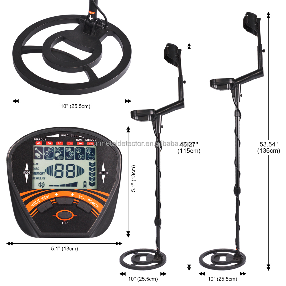 Md 810 Metal Detector - Color: Black