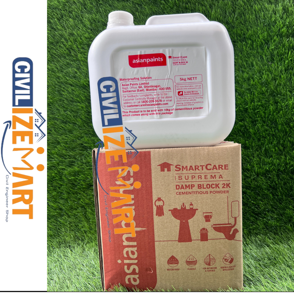 SMART CARE SUPREMA DAMP BLOCK 2K WATERPROOFING COATING 