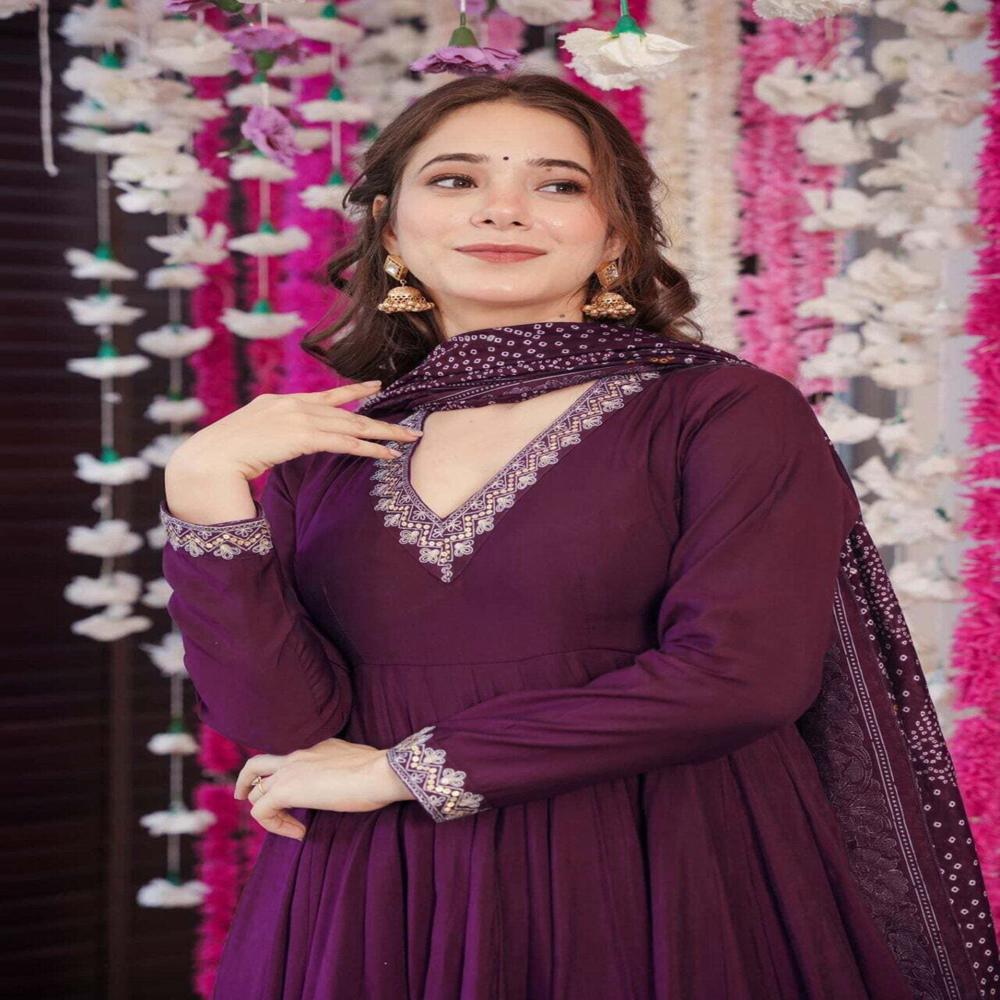 Purple Color Taara Suit