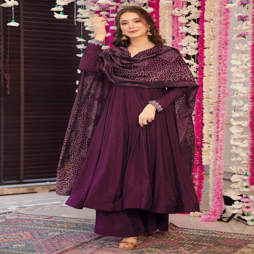 Purple Color Taara Suit